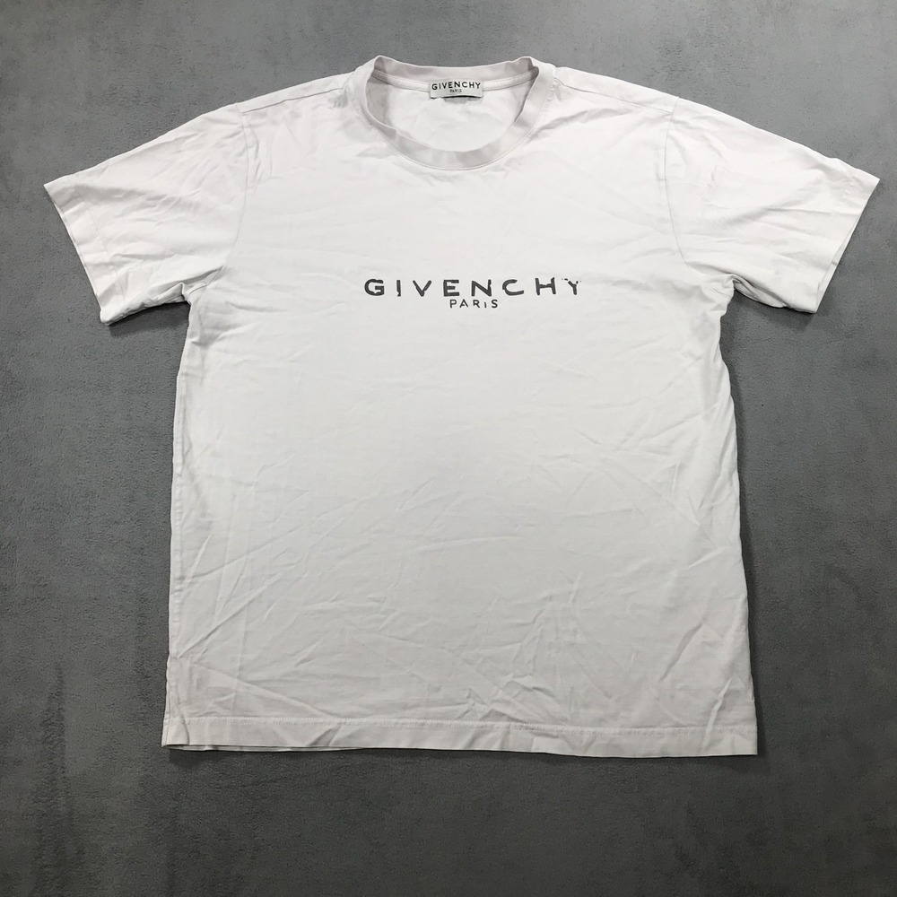 Givenchy T Shirt Men's Extra Small Gray Short Sleeve Paris Designer Street Wear